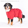 Red Drying Coat - Bernese Mountain Dog